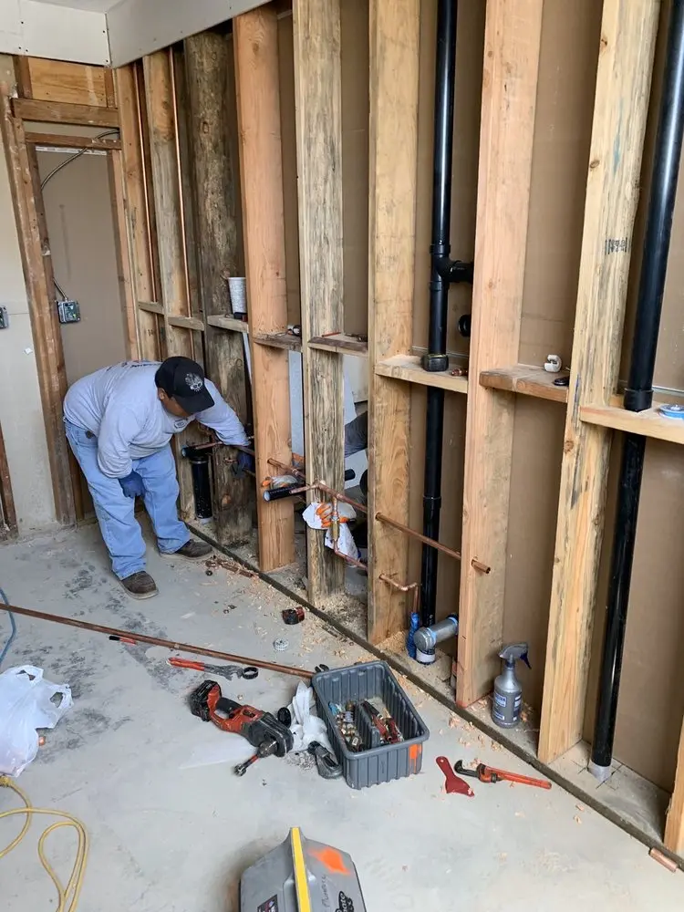 Commercial rough-in plumbing for Gas Line Repair in Rollingreen